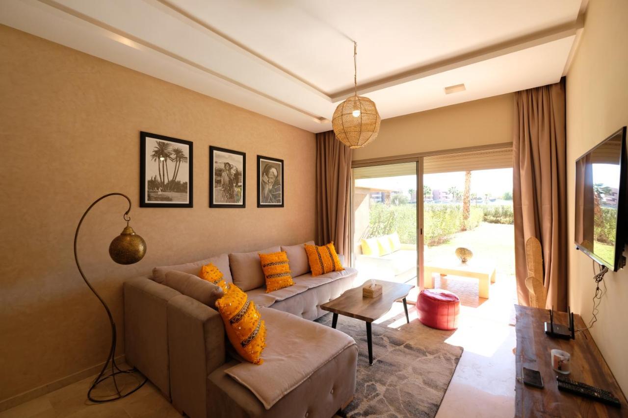 Super Apt T3 Rez De Jardin Prestigia Golf Piscine Appartement Marrakesh